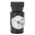 Miniatyrbillede 2 af 5: Soda CO2 Cylinder Påfyldningsadapter Konnektor Sæt med ASA 3000psi Trykmåler Sort