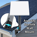 Miniatyrbilde 5 av 5: Monteringsbrakett for veggstolpe takmontering av firkantet rektangel parabolantenne monteringssett, for internett