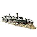 Miniatyrbild 2 av 5: Akvarium Titanic Medelhavsmodell Skepps Ornament