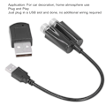 Miniatyrbillede 4 af 5: Bil USB Ambient Projektor Lys Rød Blå Belysning Plug and Play Fri Bøjning Fleksibel Ikke Stemmestyring