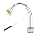 Miniatyrbillede 1 af 5: Broadcom Chip NIC BCM94360HMB Notebook Gigabit AC1300M Bluetooth 4.0 Trådløs NIC PCI-E Interface NIC,B