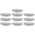 Miniatyrbilde 4 av 5: 5/10/15 stk. Aluminium Terteform Riflet Kant Bølgete Blomsterkopp Båt Kjøkkenverktøy 15