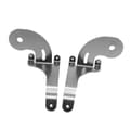 Rustfrit stål bil frontgrill spotlys monteringsbeslag til Mini R50 R52 R53 2001-2007