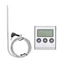 Miniatyrbild 5 av 5: Elektronisk köttermometer med sond digital ugn för matlagning köksgrillning med förinställd temperaturtimer