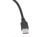 Miniatyrbillede 3 af 5: Bil USB Ambient Projektor Lys Rød Blå Belysning Plug and Play Fri Bøjning Fleksibel Ikke Stemmestyring