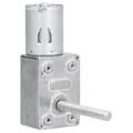 Pikkukuva 2 / 4: Vaihdemoottori, nopeuden alennus, kierukkavaihde, itselukittuva, M6-kierre, 50 mm:n akselin pituus, JGY?370DC12V 66 RPM