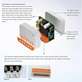 Miniatyrbillede 3 af 5: Smart WiFi Lysstyring Smart Controller Fjernbetjening Tovejsstyring Stemme-/Appstyring Smart Knapstyring