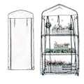 Miniatyrbild 1 av 5: Flower House Mini Hemväxthus Frostskydd Litet Blomskjul Suckulent Inomhus Balkong Utomhus Värmeisolering Plastöverdrag 126X49X69CM