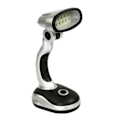 Miniatyrbillede 4 af 4: 1/2/3 Træ Rund LED Lys Base Display Stand Lampe Til Krystalkugler Desk Lamp 12 LED 1 Pc