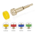 Pikkukuva 2 / 5: Hotend-ekstruuderille 0,25 mm 0,4 mm 0,6 mm 0,8 mm 3D-tulostimen integroidut suuttimet Messinkisuutin 0,4 mm