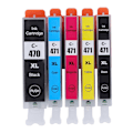 Pikkukuva 1 / 5: Mustekasetti Tulostustarvike PIXMA MG5740 MG6840 MG7740 TS5040 TS6040 TS8040 -malleille, 5 väriä BK BK C M Y