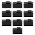 Miniatyrbillede 1 af 5: 10 stk. Ethernet-kabelstik ABS Stabil Transmission RJ45-kabelforlænger til netværkskommunikation