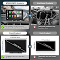 Miniatyrbillede 4 af 5: Trådløs Carplay Bilstereo, 9-tommers Touchskærm Carplay og Android Auto, Dash Cam, Bakkamera, Mirror Link//FM/BT