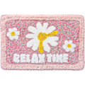 Miniatyrbild 1 av 5: Tflycqpink Daisy Blomma Badrumsmattor Halkfria Duschmattor Badmatta För Badkar Utomhusområde Mattor Sovrum Vardagsrum Köksmattor Dörrmatta