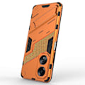Miniatyrbild 3 av 5: Skal för Oppo A58 4g PC+TPU Stötsäkert Stativ Mobilskal Orange