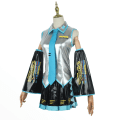 Miniatyrbild 4 av 5: Ny Trend Miku Cosplay Kostym Med Midi Klänning Och Peruk För Kvinnor/Män headdress M