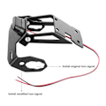 Miniatyrbild 3 av 5: Nummerskyltshållare Fender Eliminator LED-Lampa Passar Kawasaki Z 650/Ninja 650 2017-2018