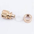 Miniatyrbillede 2 af 5: Messing 1/2\" Slange Hurtigkobling Havnehane Havevanding Slangekobling Ren Kobber Adapter 6 stk