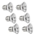 Miniatyrbillede 1 af 4: 6-pakke Skildpaddevarme 50W x 6 UVA UVB Glasbeholder Varmelampe til , , Slanger