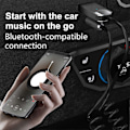 Miniatyrbillede 3 af 5: Bil Bluetooth-kompatibel 5.1 Adapter Bil Bluetooth-kompatibel Modtager USB Bil Bluetooth-kompatibel Audio Modtager 3.5 AUX Audio Kabel