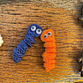 Miniatyrbild 5 av 5: Handgjord Emotionell Stöd Ångestmask Gåva, Virkad Ångestmask Inspirerande Omtanke, Söt Stickad Gåva C