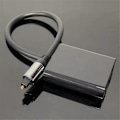 Miniatyrbilde 1 av 5: Optisk Fiberkabel Splitter 2 i 1 Toslink Konverter for HDTV DVD Digital TV Lydplanke Forsterker, Lys Farge Port