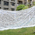 Miniatyrbillede 4 af 5: 3 x 4m Camo Netting Hvid Skov Netting Jagt Net