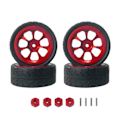 Miniatyrbilde 1 av 5: Dekk Metall Hjul Dekk Koblingssett for 1/14 14301 14303 RC Bil Oppgraderingsdeler