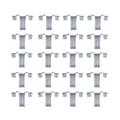 20 st Fotovoltaisk Panel Dräneringsspänne Ytmonterad Solpanel Vattenavrinning Klämma för Solpanel Dränering 40mm