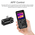 Miniatyrbilde 1 av 5: Type-C Infrarød Termisk Kamera -20-1000 Temperaturmåler Android Telefon Infrarød Termisk Kamera