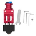 Miniatyrbillede 1 af 5: Ekstruder Hotend Kit Aluminium Legering Messing Ekstruder Hotend til Ender 3 S PRO 3D Printer Rød