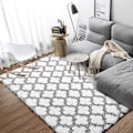 Miniatyrbild 3 av 5: Tflycq Geometriska Mattor för Sovrum - 152 x 244 cm Luddig Ryamatta Modern Inomhus för Vardagsrum Flickor Pojkar Barnrum Studentrum Barnkammare Hem Semesterinredning Golv 2.6 ft * 4 ft