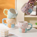 Miniatyrbilde 2 av 5: Keramisk Kopp Farge Kaffekopp Husholdningskopp Frokostkopp Melk Kaffe Te Fruktjuice Havre Vannkopp, C