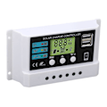 Miniatyrbillede 2 af 5: Solar Controller Industriel Chip LCD Display Overbelastningsbeskyttelse Solar Regulator 12V 24V Selvtillpassende Hvid 20A