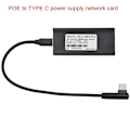Miniatyrbilde 2 av 5: POE Strømforsyning Nettverkskort POE til USB-C Nettverkskort POE Nettverkskort 5V 9V Adaptivt USB-C Nettverkskort