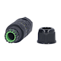 Pikkukuva 3 / 5: IP68 Vedenpitävä Liitin Piha Ulkokäyttö Suora Läpi 5-Ytiminen Liitin M25 10-14mm
