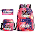 Miniatyrbild 2 av 5: Guardians Of The Galaxy 3-pack Ryggsäckar Cartoon Barn Pojkar Flickor Skolväska Lättvikts Studenter Vattentät Kapacitet Mochilas style 3