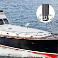 Miniatyrbillede 3 af 5: Antenne Monteringssæt til Satellitdisk V2 Standard Aktiveret Antenne, Antennebasemonteringssæt til Marinebrug