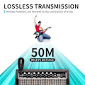 Pikkukuva 3 / 5: Langaton kitaravastaanotinlähetin UHF-kitaramikrofoni U-segmentti 30 kanavaa langaton musiikki-instrumenttiyhteys