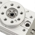Miniatyrbilde 3 av 5: Rotary Pneumatisk Luftsylinder 0 til 190 Graders Justerbar Aluminium Legering Høy Styrke Vanntett Roterende Sylinder 10A