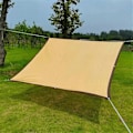 Miniatyrbillede 3 af 5: Beige Skyggenet, UV-beskyttelse, Plantehus, Udendørs Solsejl, Net, Solsejl 2x2m