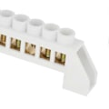 Miniatyrbillede 3 af 5: 10 stk. 7-Huls Bro Design Elektrisk Fordelingsledning Skrue Messing Terminalblok Konnektorer