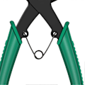 Miniatyrbild 3 av 5: Låsringstång Circliptång 2 i 1 Handverktyg i kolstål för reparationsunderhåll