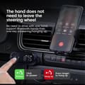 Miniatyrbillede 5 af 5: Bluetooth 5.2 FM Transmitter Modtager til Bil, Bas Stereo HiFi Lyd Bluetooth Biladapter Understøtter Håndfri Opkald