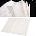 Miniatyrbilde 3 av 3: Bambusmasse Kalligrafipapir Quarto 12 Grit 70 Sider Øvelses Xuan Papir