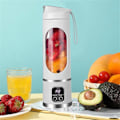 Miniatyrbild 2 av 5: Portabel Blender Elektrisk Juicepress Fruktmixer USB Uppladdningsbar Smoothie Mini Blender Personlig Juicepress 12 Knivar 3 Växlar C