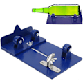 Miniatyrbillede 3 af 5: Glasflaskeskærer, flaskeskærer til flasker, justerbart flaskeskærer DIY-værktøj (gul) Blue