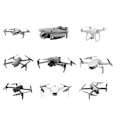 Miniatyrbillede 5 af 5: 3x Drone Strobelys, letvægts Drone Anti-kollisionslys, LED Drone Lys med 4 Farvelys, Mini Strobelampe Lavet Til Dji Mini/mavic Air 2/pro
