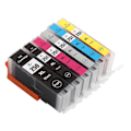 Miniatyrbillede 4 af 5: 250?251 Multi Farver Blækpatron Erstatning Inkjet Patroner Printertilbehør til PIXMA 6 Farver (BK BK C M Y GY)