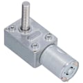 Pikkukuva 4 / 5: JGY370 Turbiini Kierteitetty Akseli Moottori M8 Ruuvi Hidas Nopeus Itselukittuva Moottorin Akseli Pituus 33mm DC24V (10RPM)